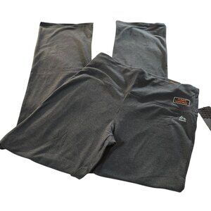 RBX Women's Gray Tummy Control Boot Cut Acitve Yoga Pants Large NWT